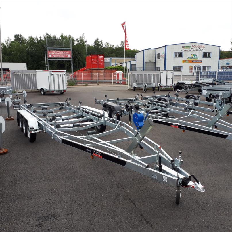 Remolque portabarcos triple eje YACHT 3500, con PTAC de 2500 a 3500 kg - Imagen 8