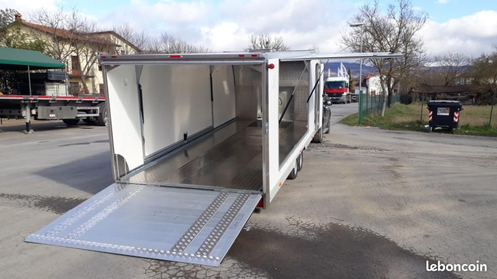 Remolque porta-coches cerrado Cresci PAF25L - Imagen 2