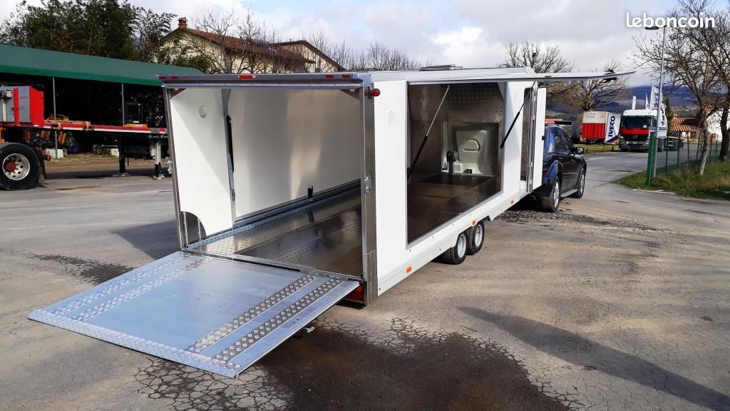 Remolque porta-coches cerrado Cresci PAF25L - Imagen 3